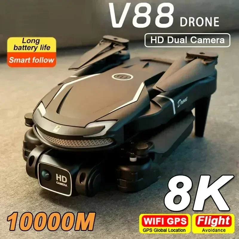 V88 Drone 8K - Professional Aerial Photography Quadcopter with 5G GPS & Dual Camera