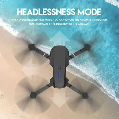 E88Pro RC Drone 4K - Foldable Helicopter with 1080P Dual HD Camera & WiFi FPV