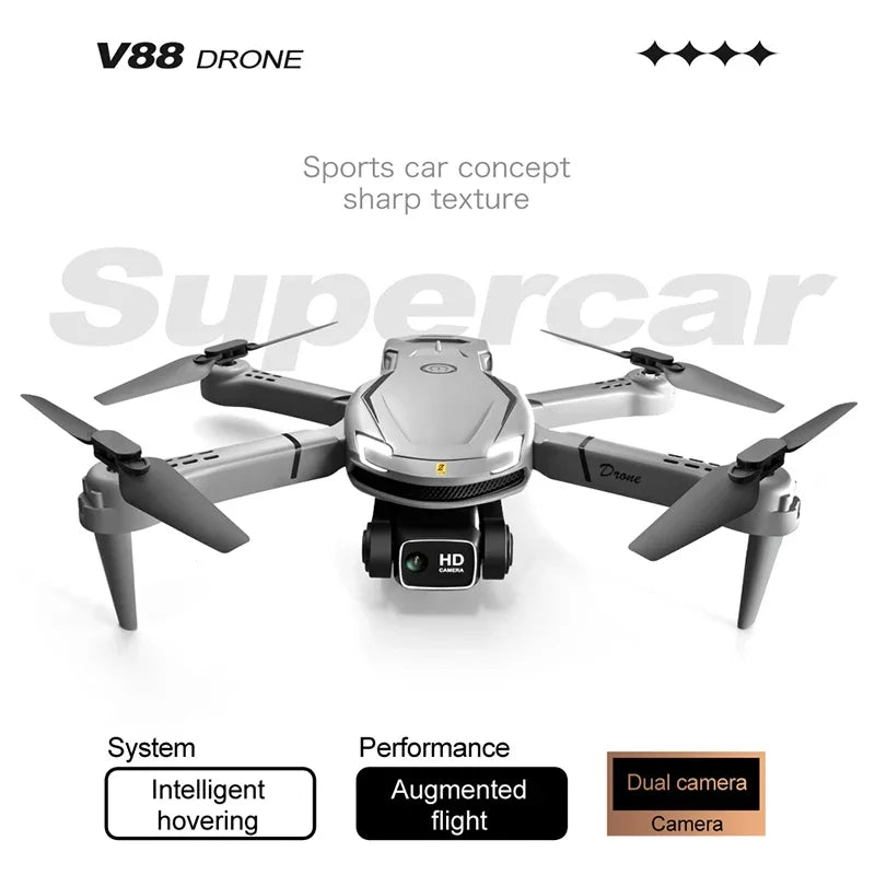 V88 Mini Drone 8K 5G - Dual Camera Quadcopter for Aerial Photography