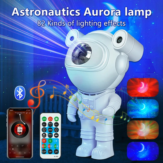 Star Lamp Nebula Moon Ceiling Sky Night Light with Timer and Remote Bluetooth Speaker