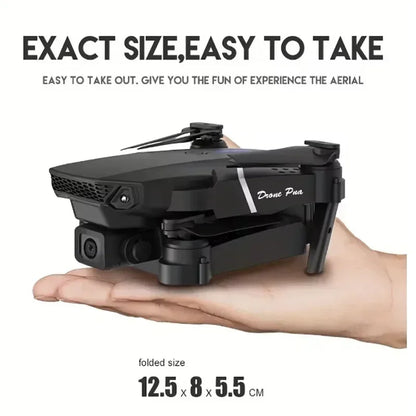 E88Pro RC Drone 4K - Foldable Helicopter with 1080P Dual HD Camera & WiFi FPV