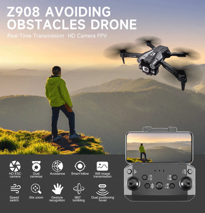 Z908 Pro MAX Mini Drone with 4K Camera & Obstacle Avoidance