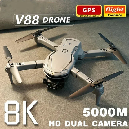 V88 Mini Drone 8K 5G - Dual Camera Quadcopter for Aerial Photography